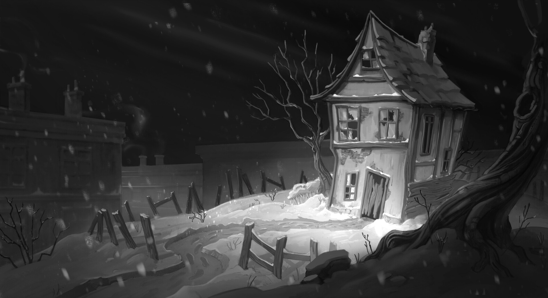 ArtStation Charlie Bucket's Home