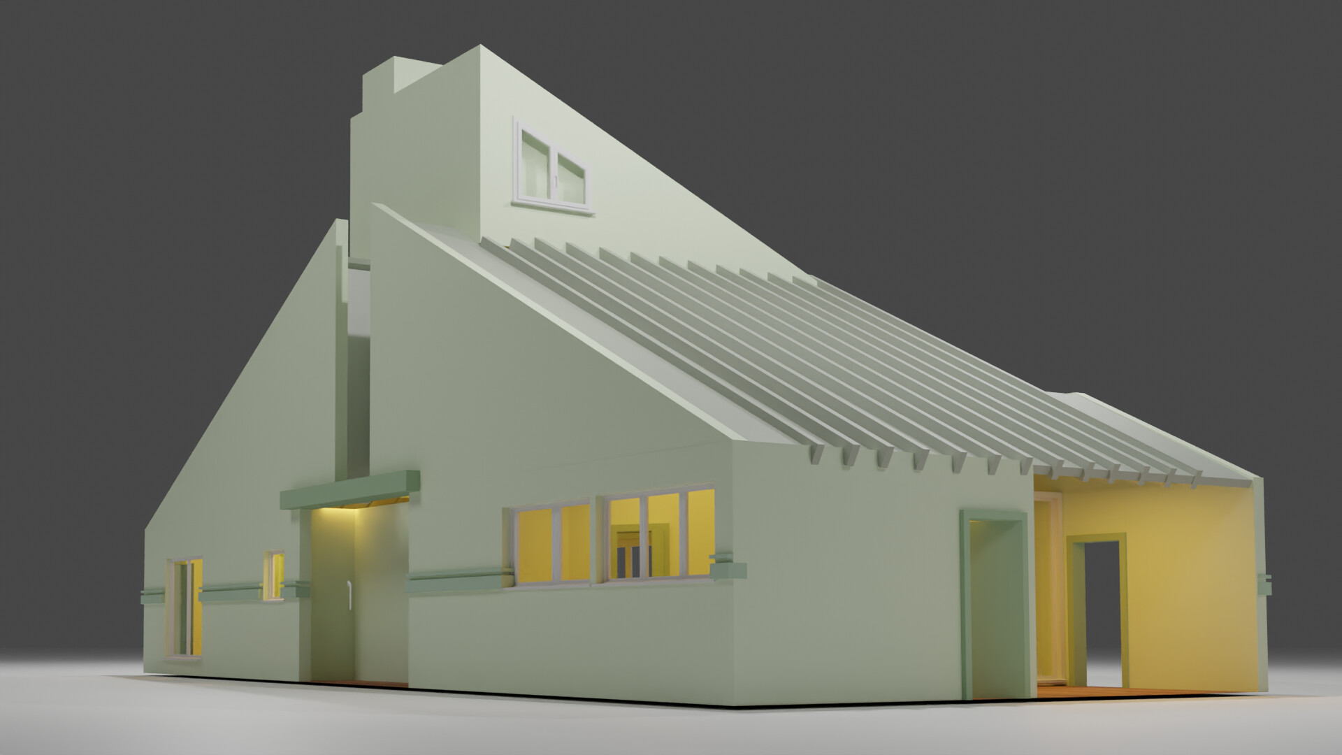 模型製作用品 robert venturi vanna venturi house Robert Venturi. Vanna Venturi House, Chestnut Hill