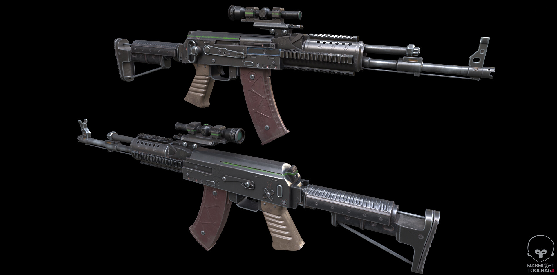 ArtStation - AK-337 Modular Rifle