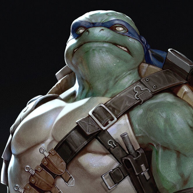 ArtStation - TMNT : Leo