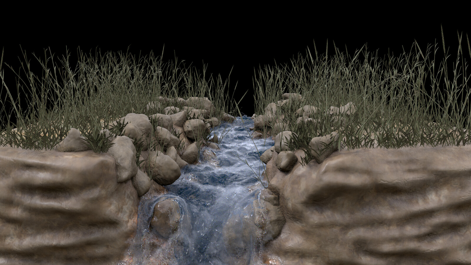 Procedural Modelling &amp; River Simulation