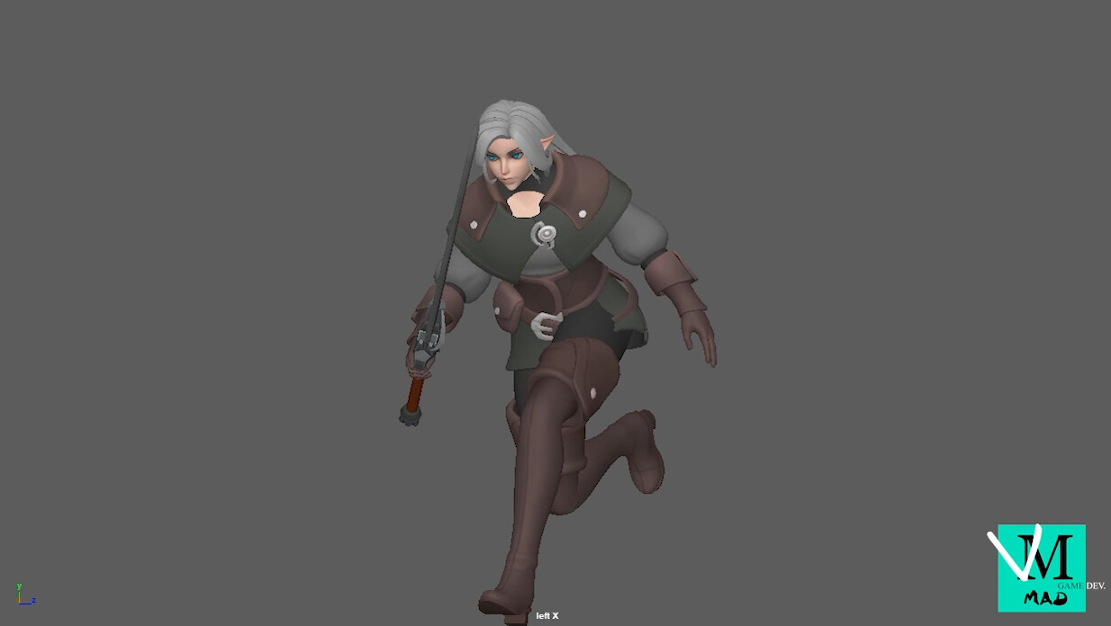 ArtStation - Cycles Animation - With Azri (3D Model for games)