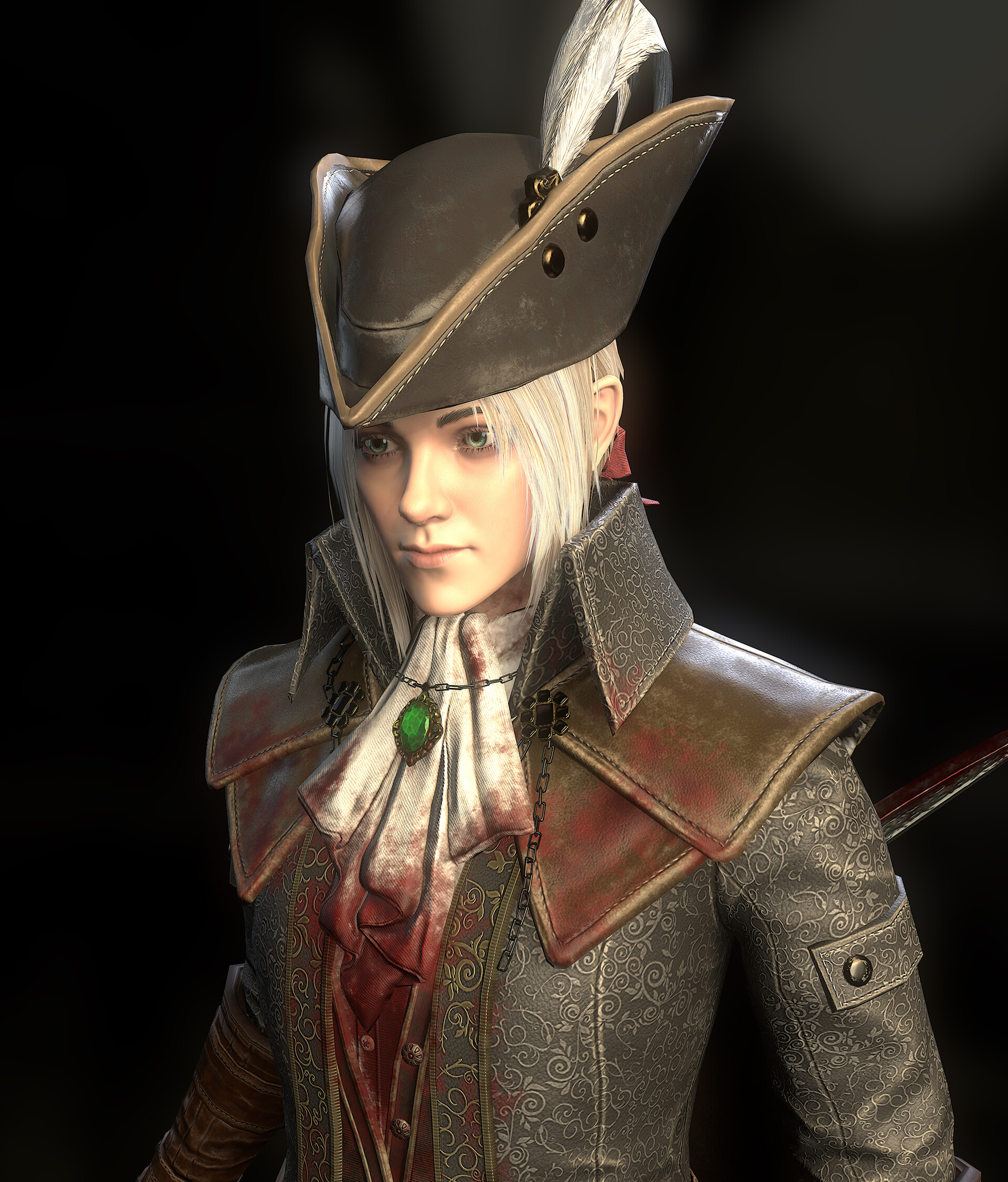 ArtStation Bloodborne Lady Maria     Ray Ray Screenshot022 