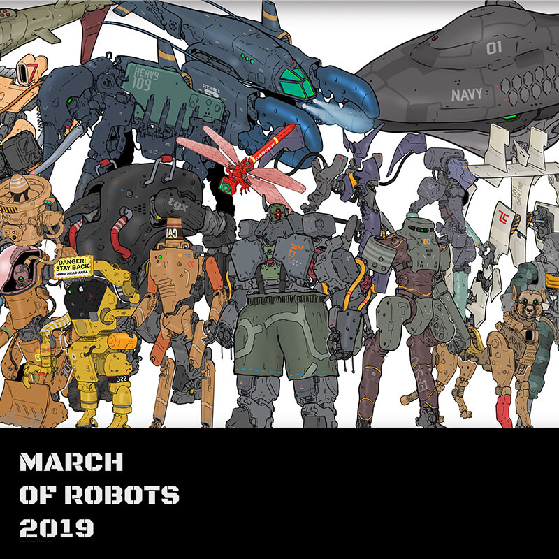 ArtStation - March of Robots 2019