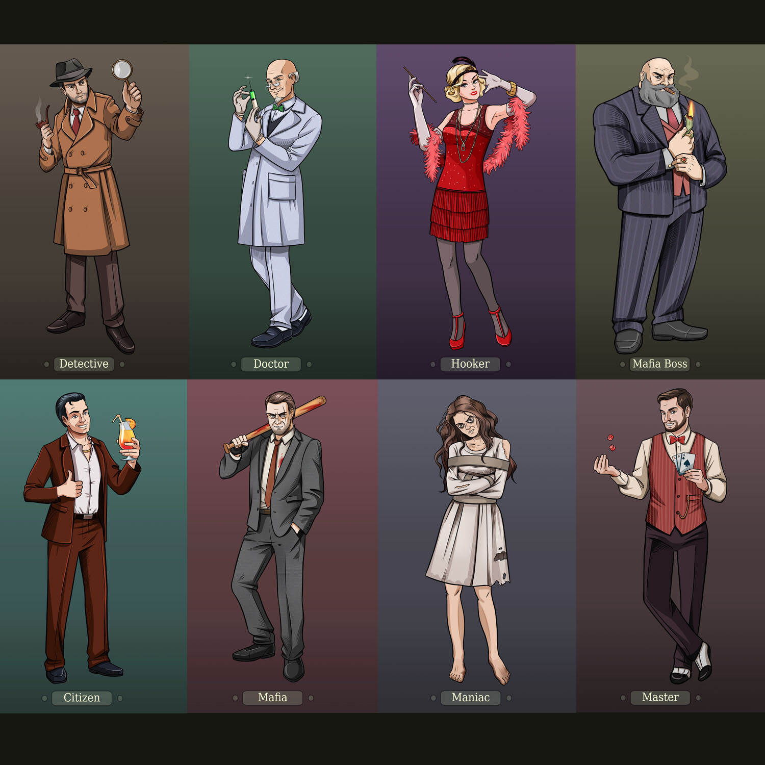 ArtStation - Mafia Cards