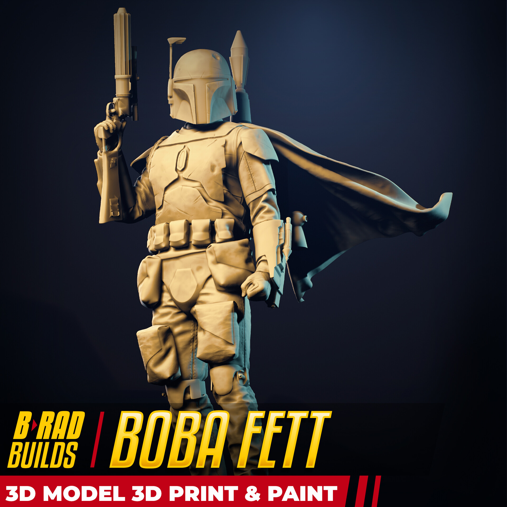 ArtStation - B-Rad Builds Boba Fett!