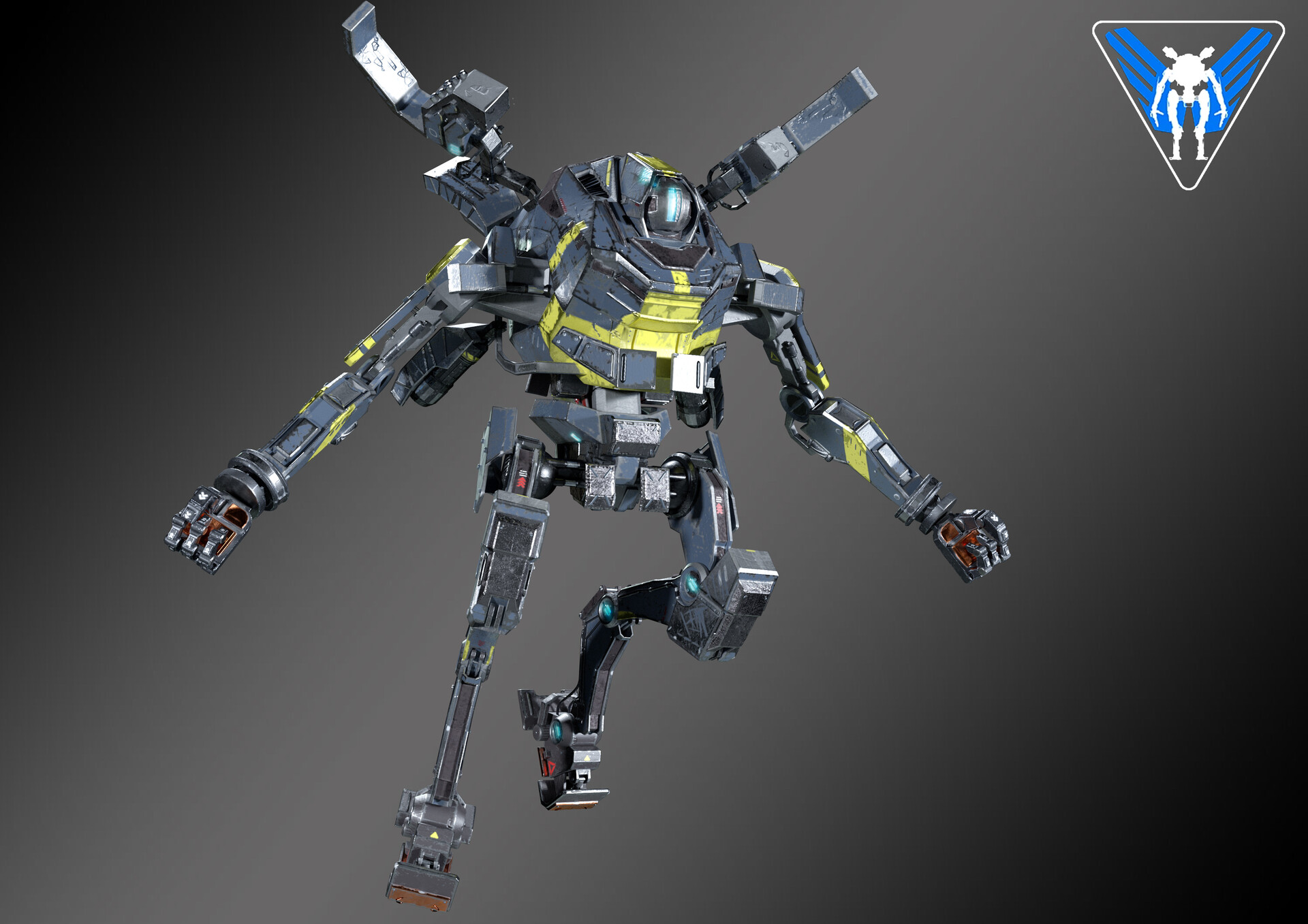 Titanfall 2 Northstar inspired titan - 3D Printable Model on