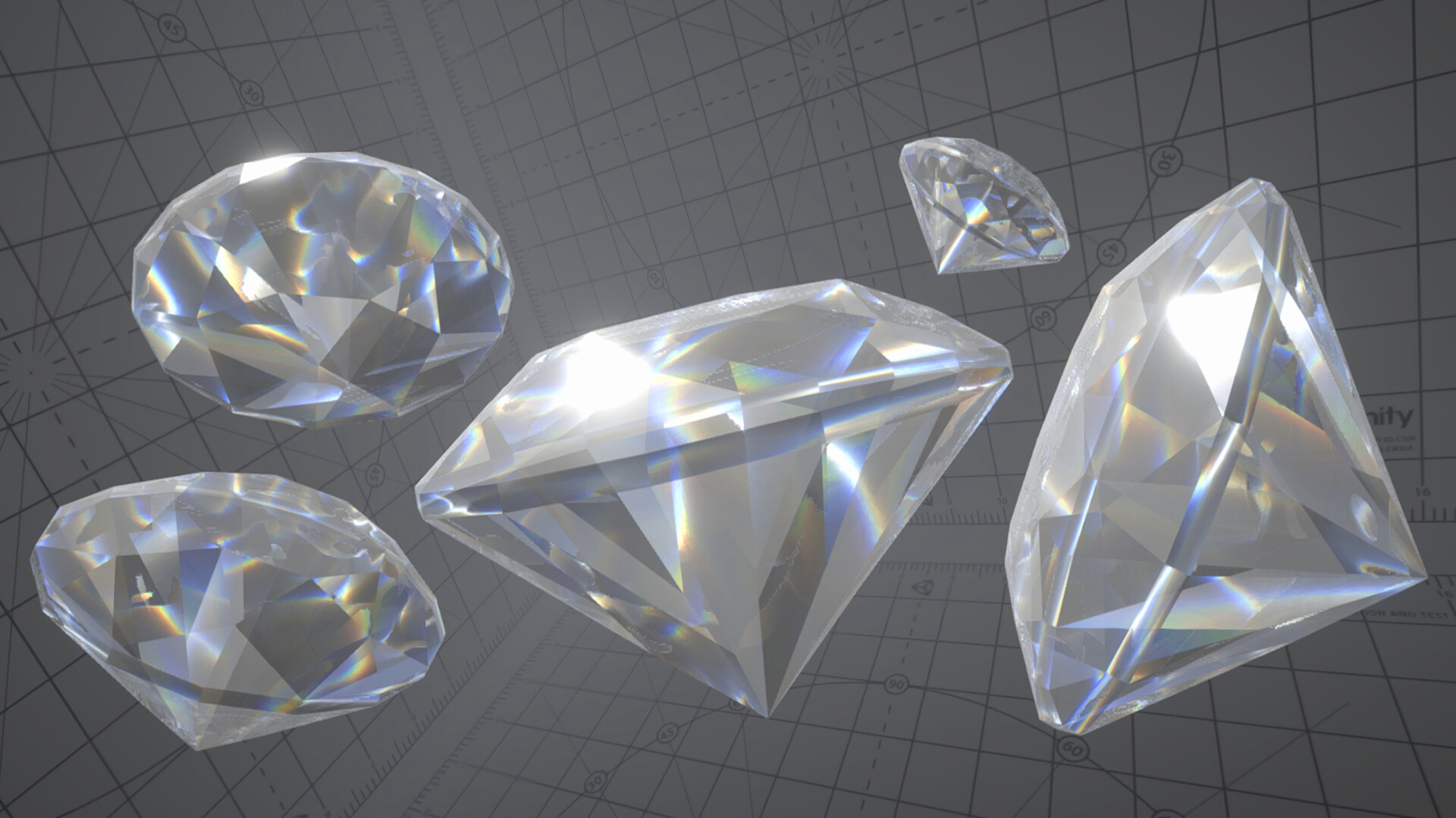 ArtStation - Diamond shader: Unity Shader Graph tutorial