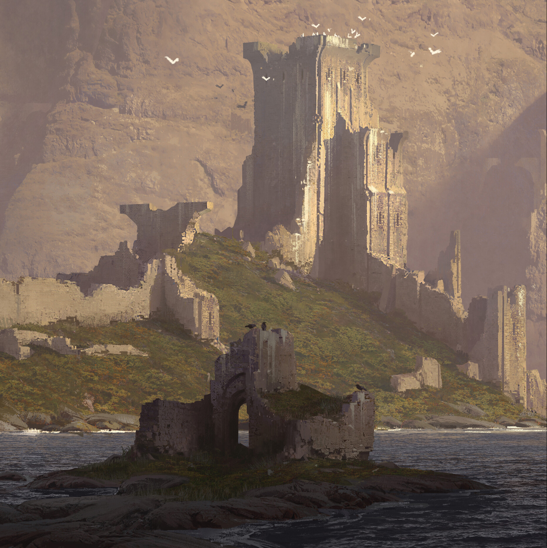 ArtStation - Castle Island - CGMA demo