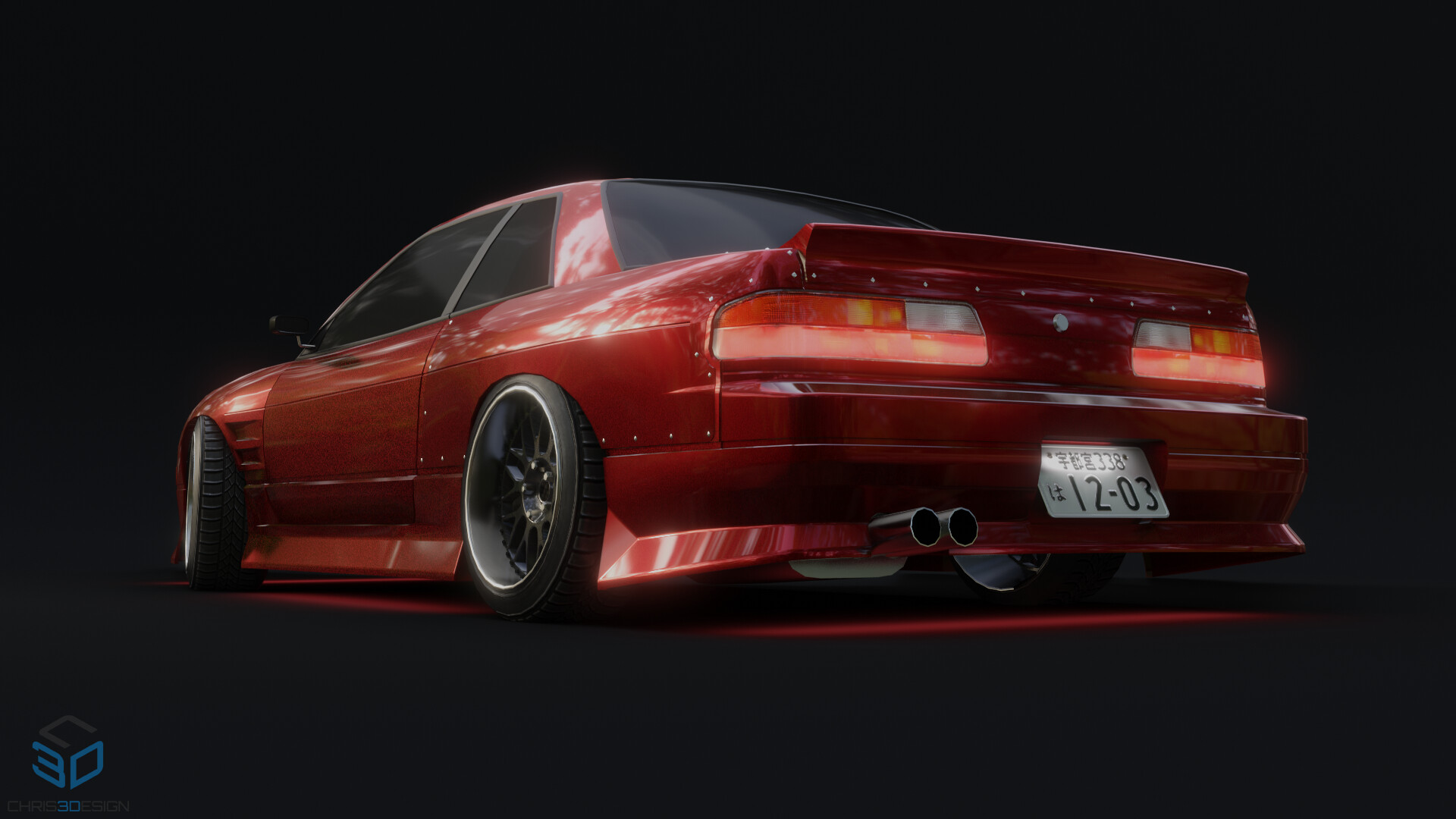 ArtStation - Nissan Silvia S13 Vertex Style