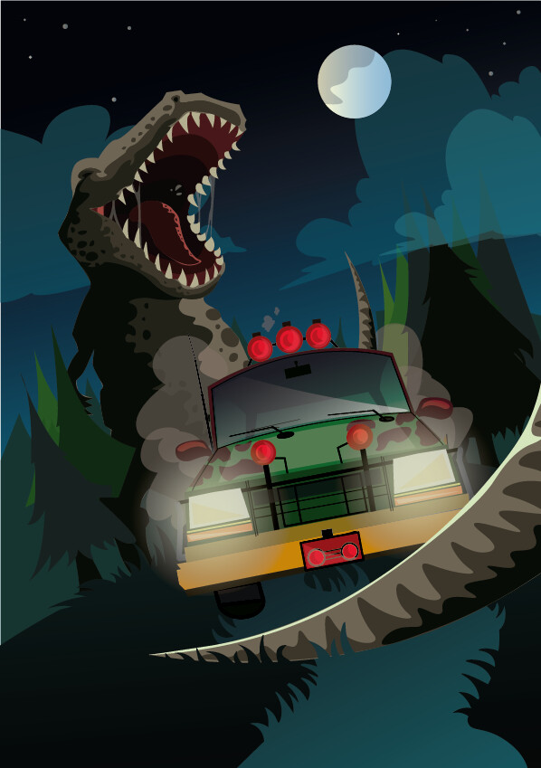 Artstation Jurassic Park Tribute