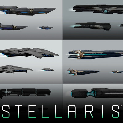 ArtStation - Stellaris Nemesis Ship Concepts