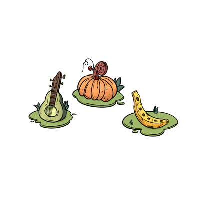 Magic vegetable garden - Prop design