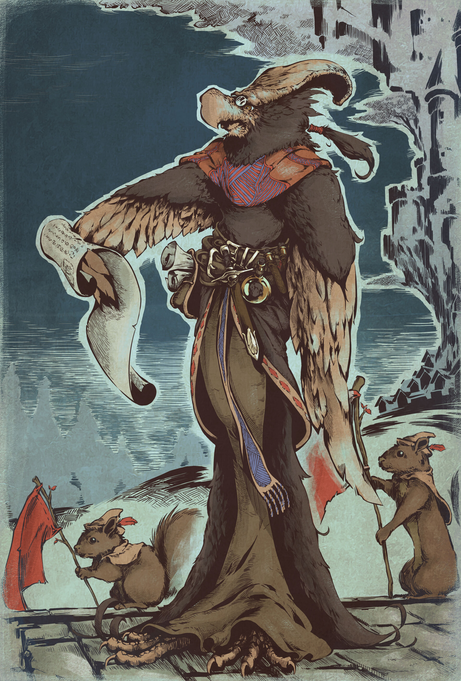 ArtStation Bird Messengers