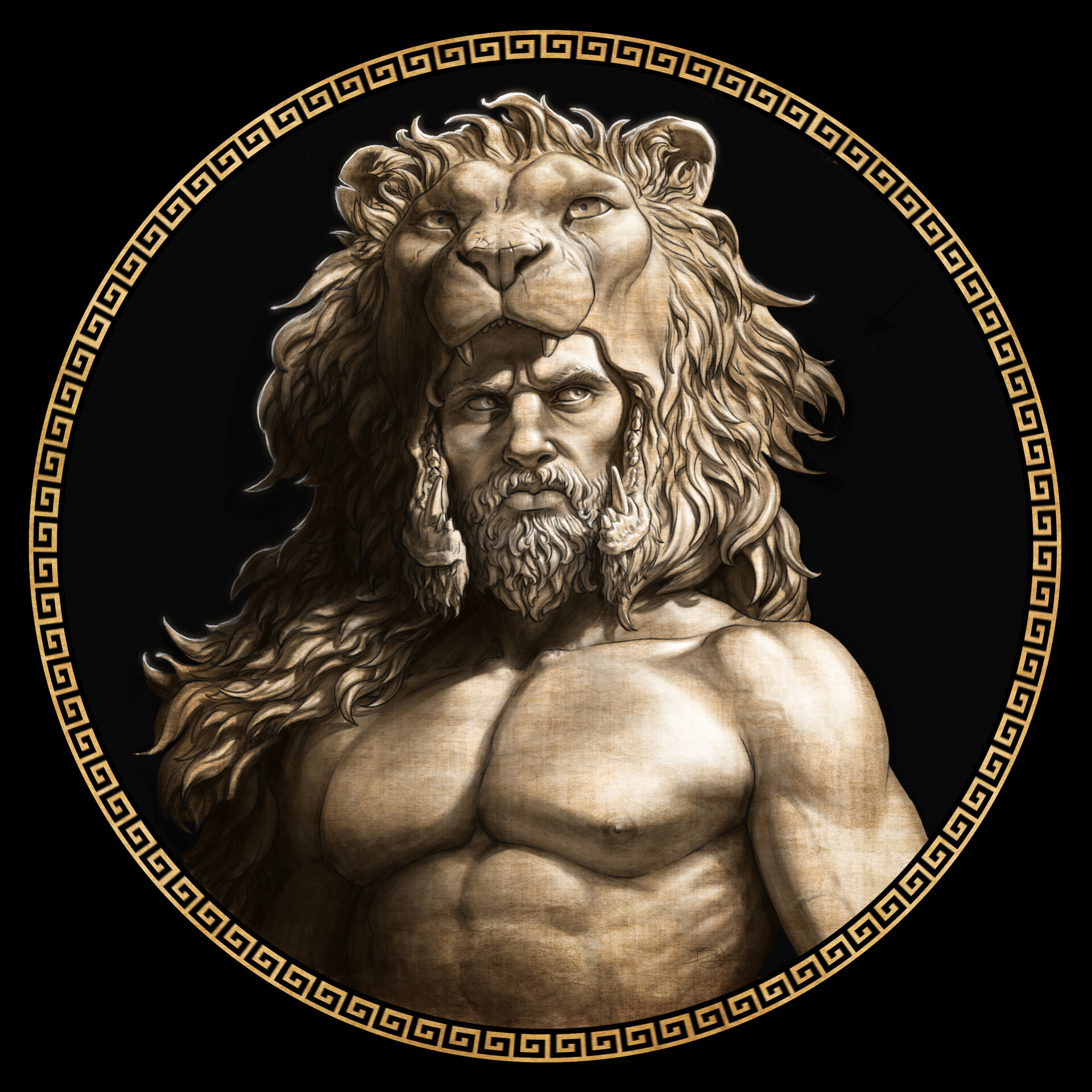 benjuddart.com - Hercules statue