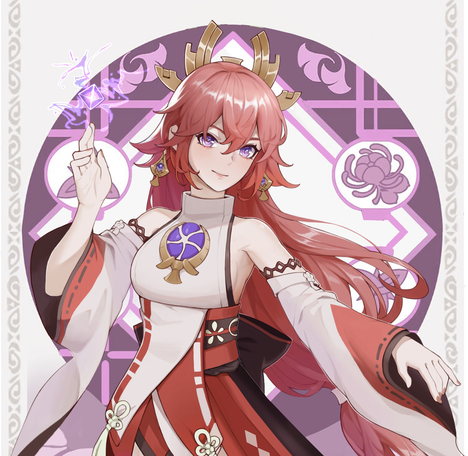 Artstation 八重神子 Wglw