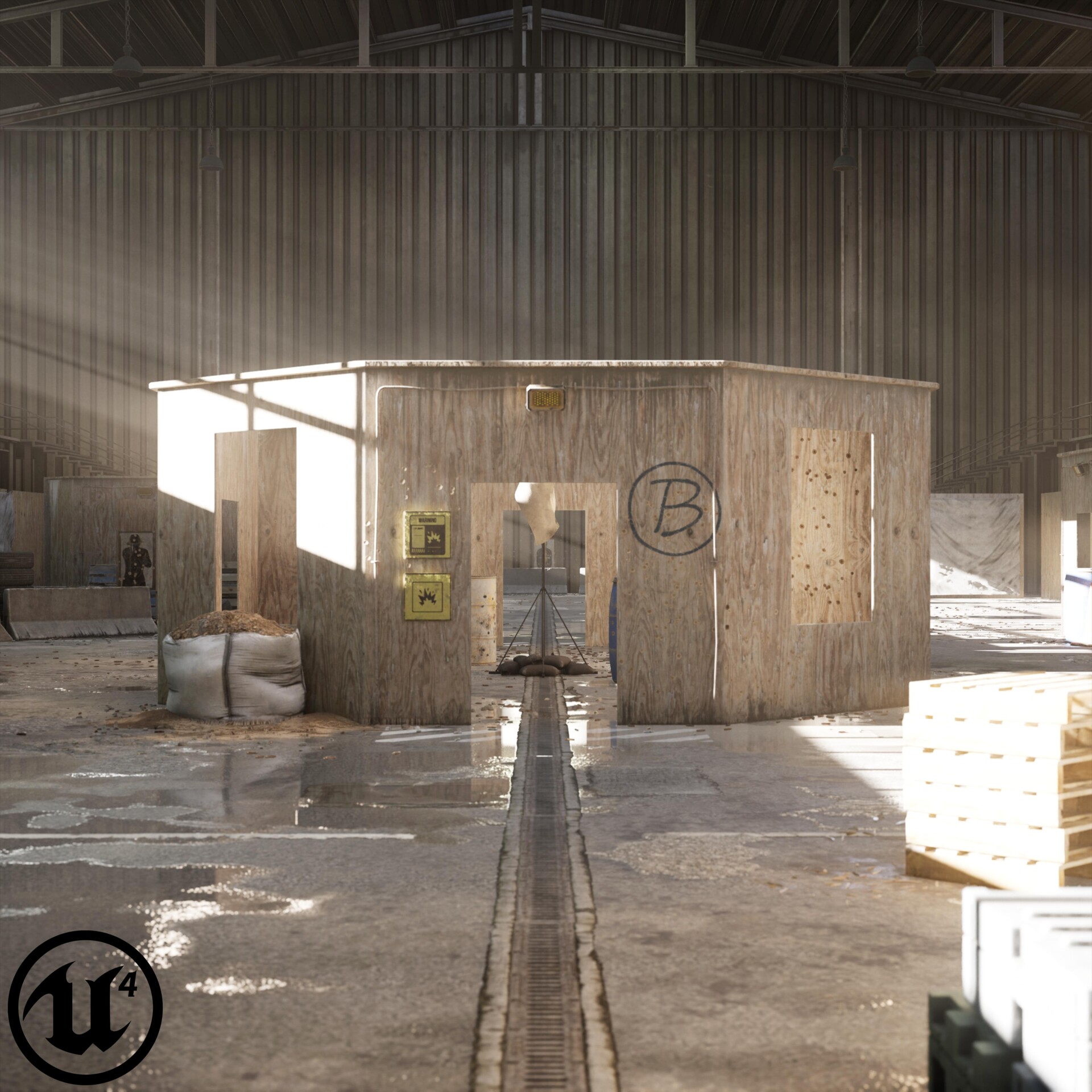 Military Warehouse - Unreal Engine 4