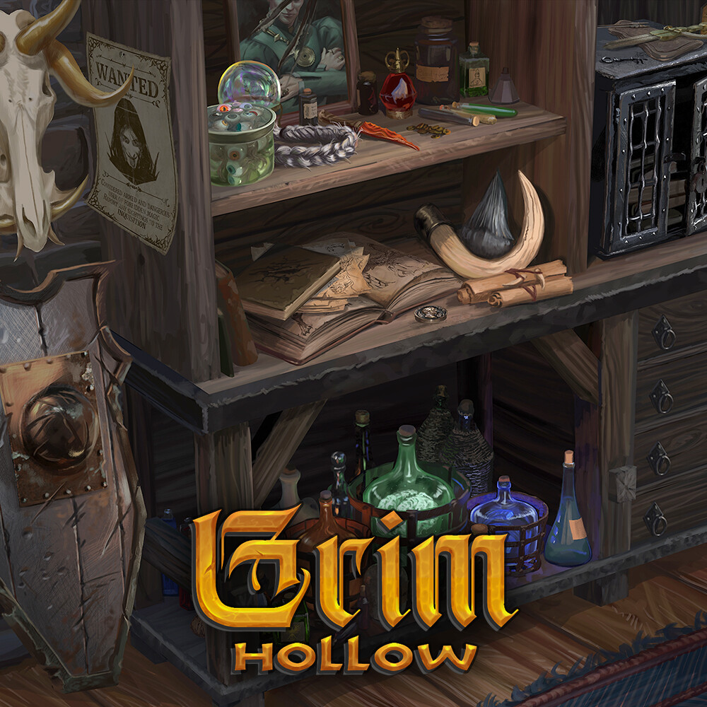 ArtStation Grim Hollow Monster Grimoire Monster Loot