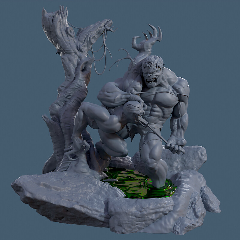 Hulk VS Venom Collectible Statue/Figure