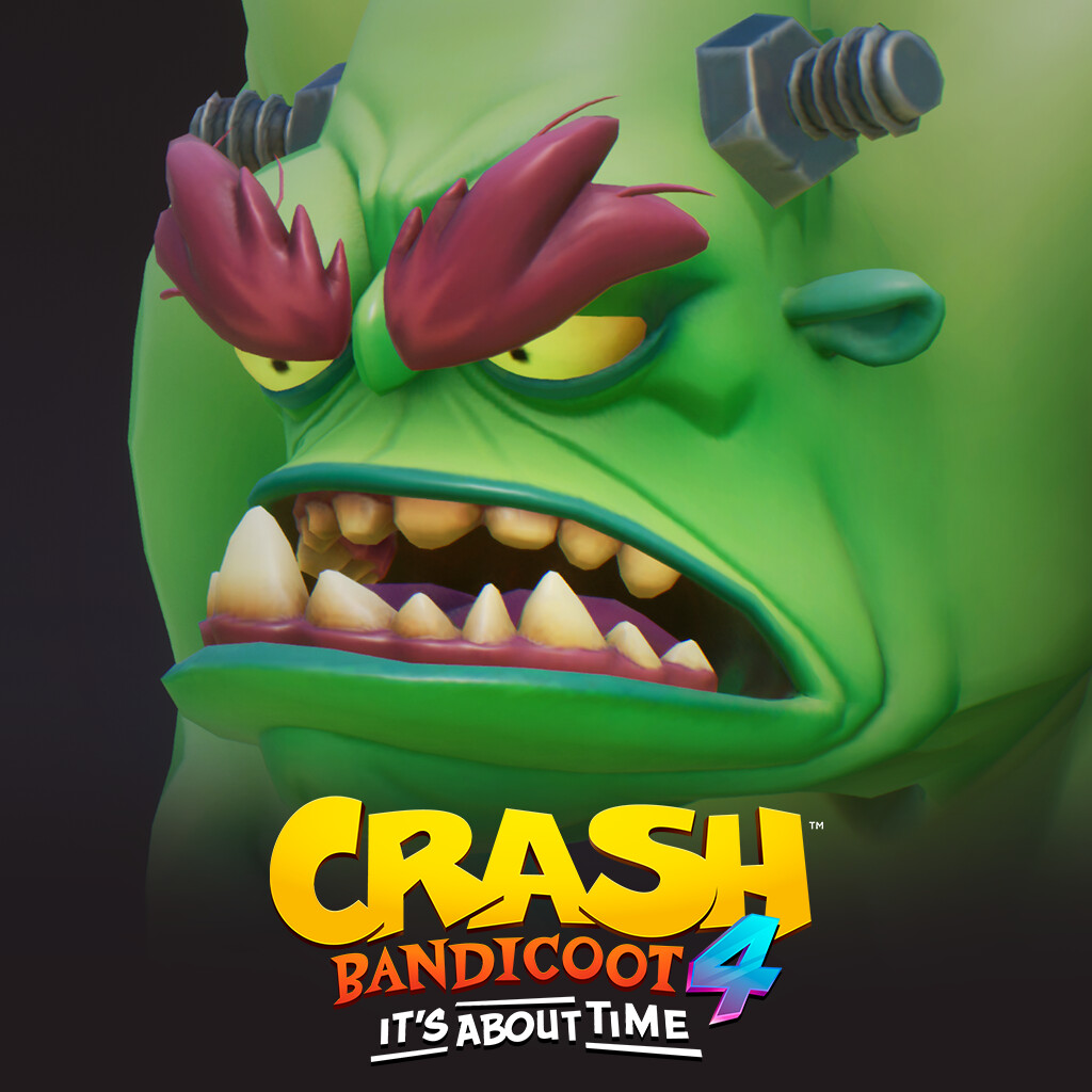 ArtStation Crash Bandicoot 4 N. Brio Brute