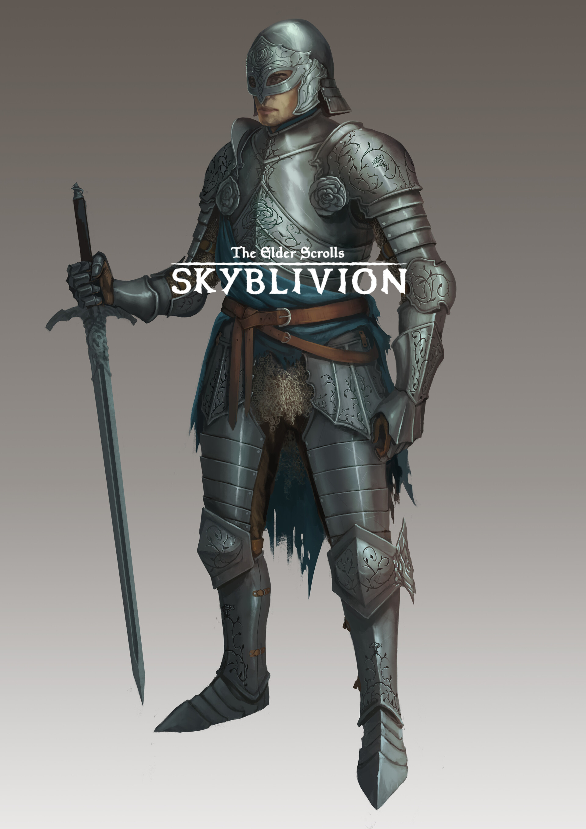 Skyblivion on X: Cyrodilic chainmail armor by our concept artist