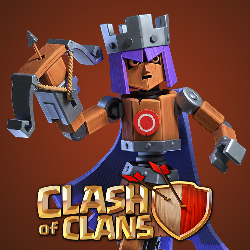 ArtStation Clash of Clans Clockwork Queen