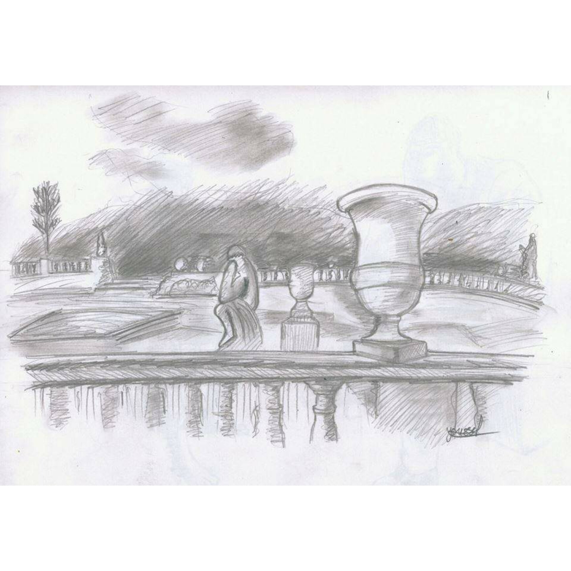 Pencil sketch scenery. by Artistic-Suleman on DeviantArt