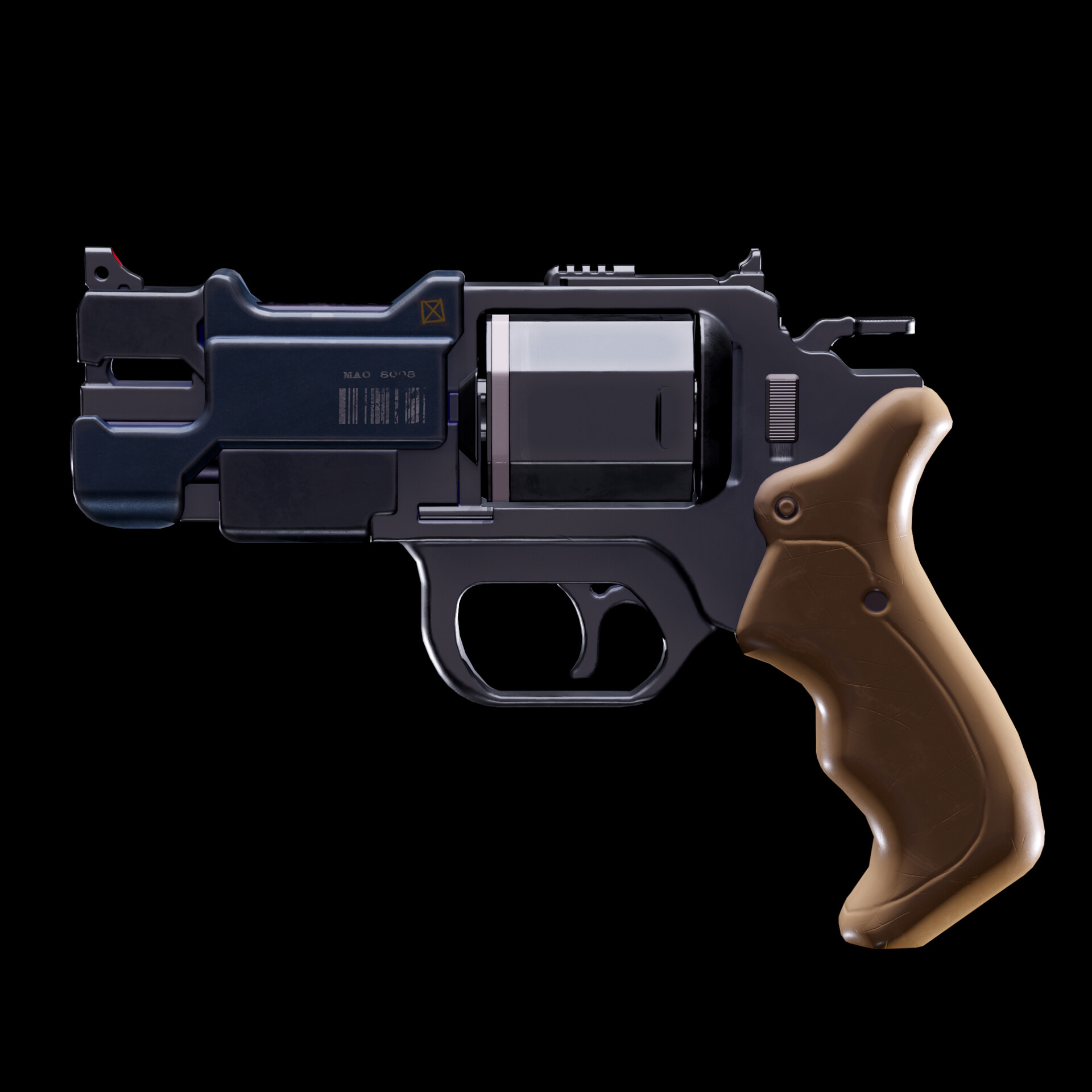 ArtStation Cyberpunk handgun