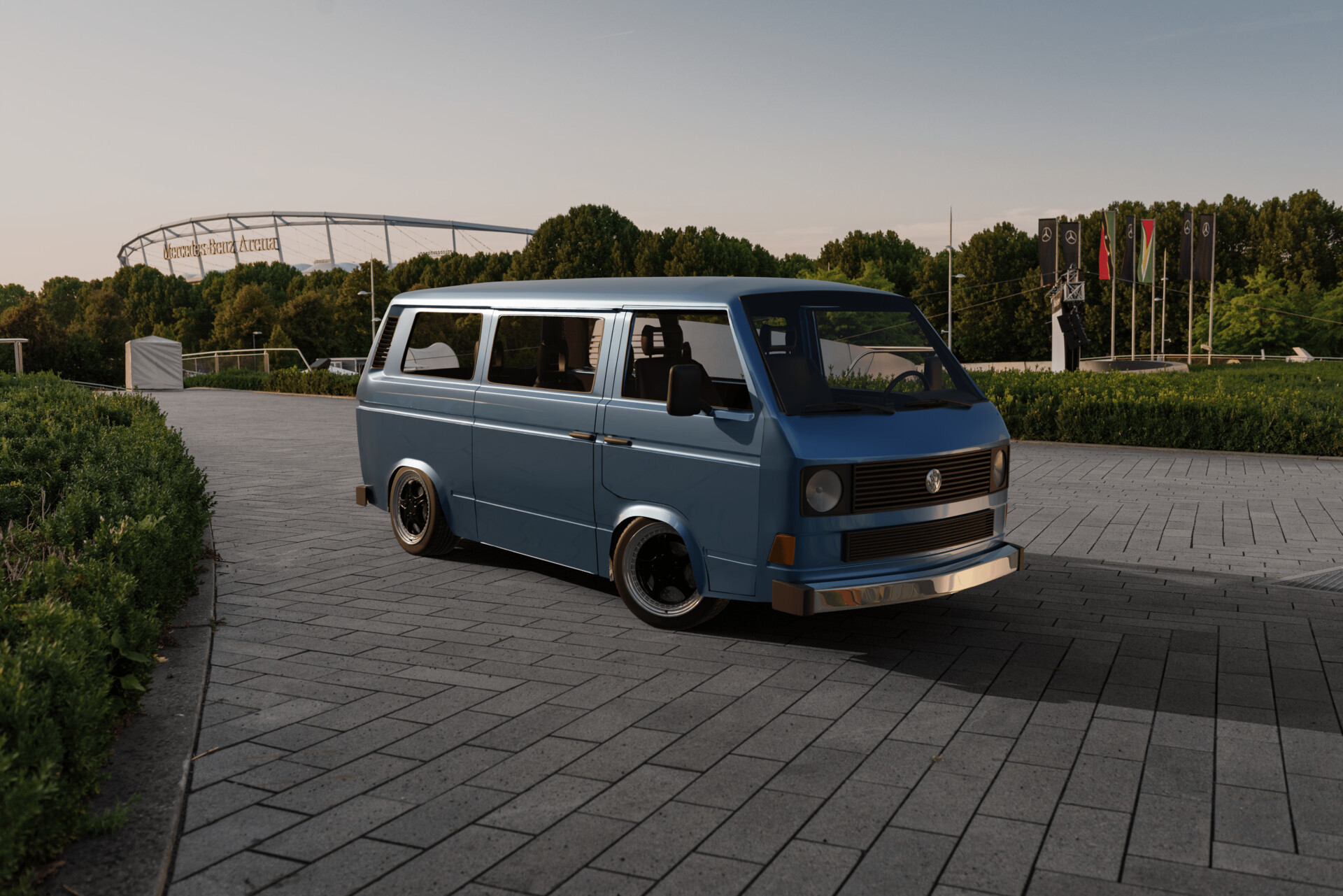 ArtStation - VW T3 Lowered