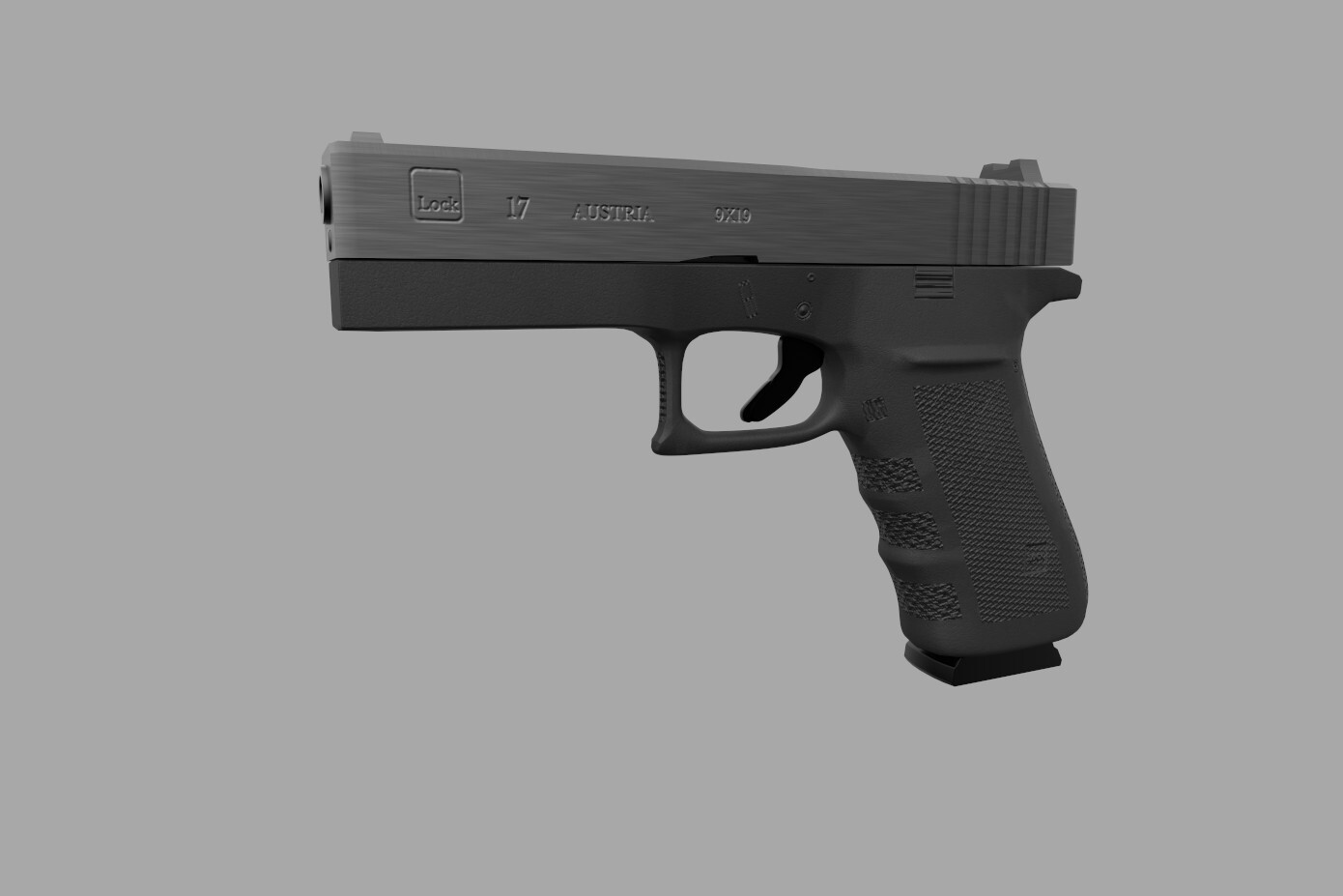 ArtStation - Handgun Model