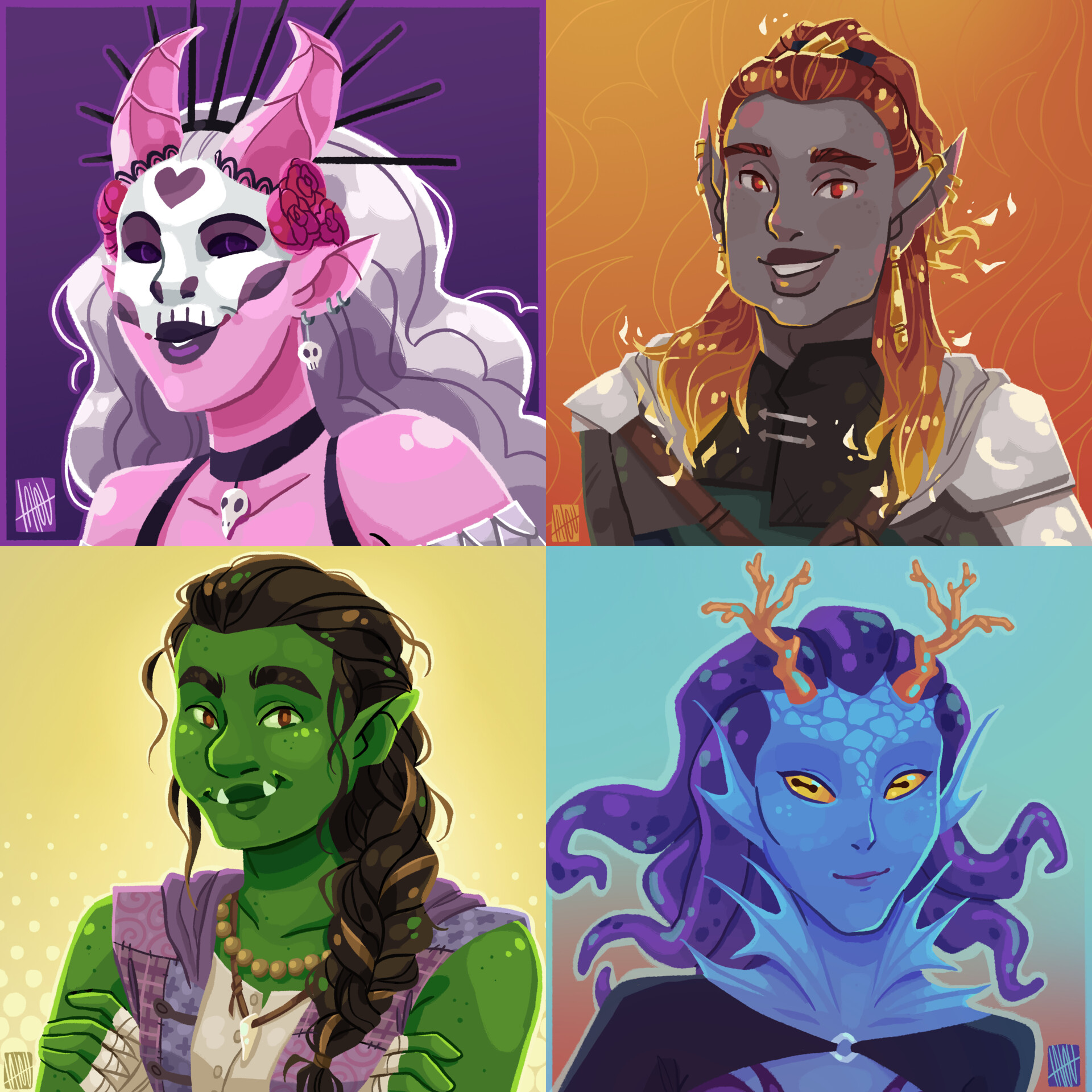 ArtStation - D&D Portraits