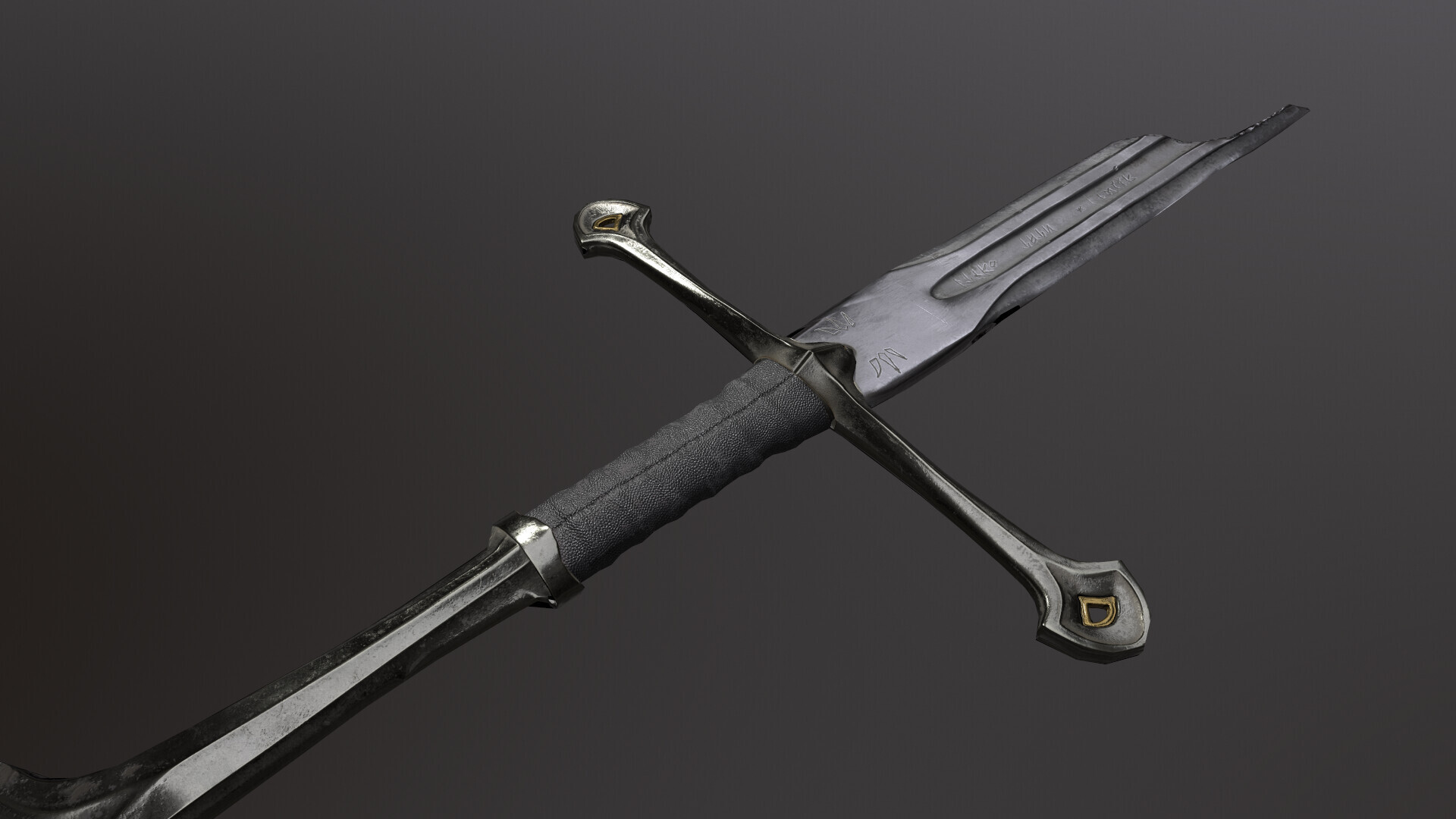 Artstation - Narsil Sword    Game Ready Asset