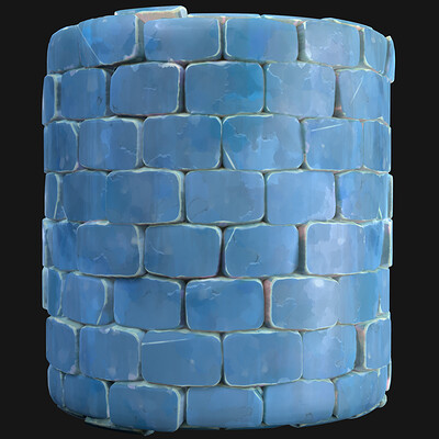 Painterly Bricks wall