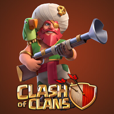 ArtStation - Clash Royale - King, Ocellus - Art & Production Services