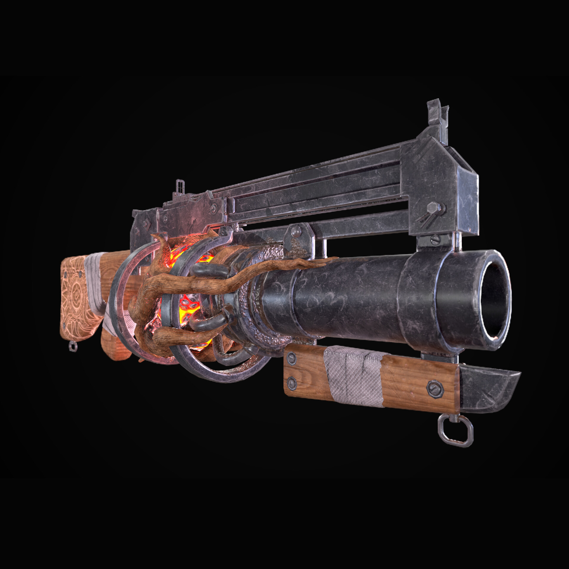 ArtStation - Organic Weapon - ShotGun