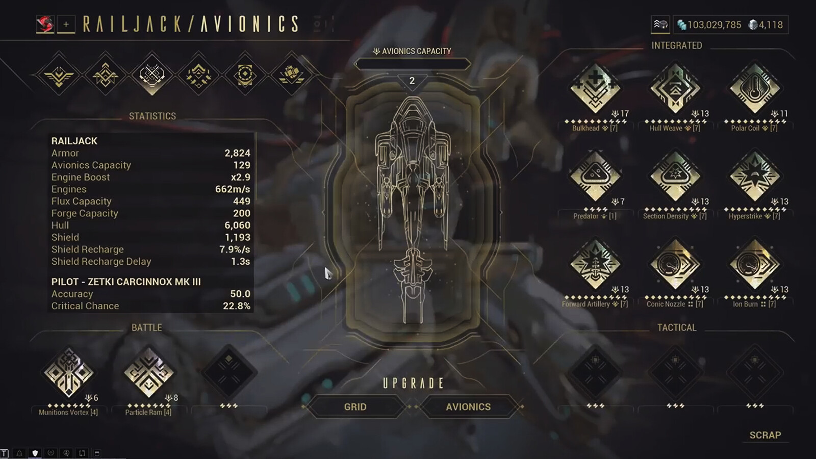 ArtStation Warframe Railjack Avionics
