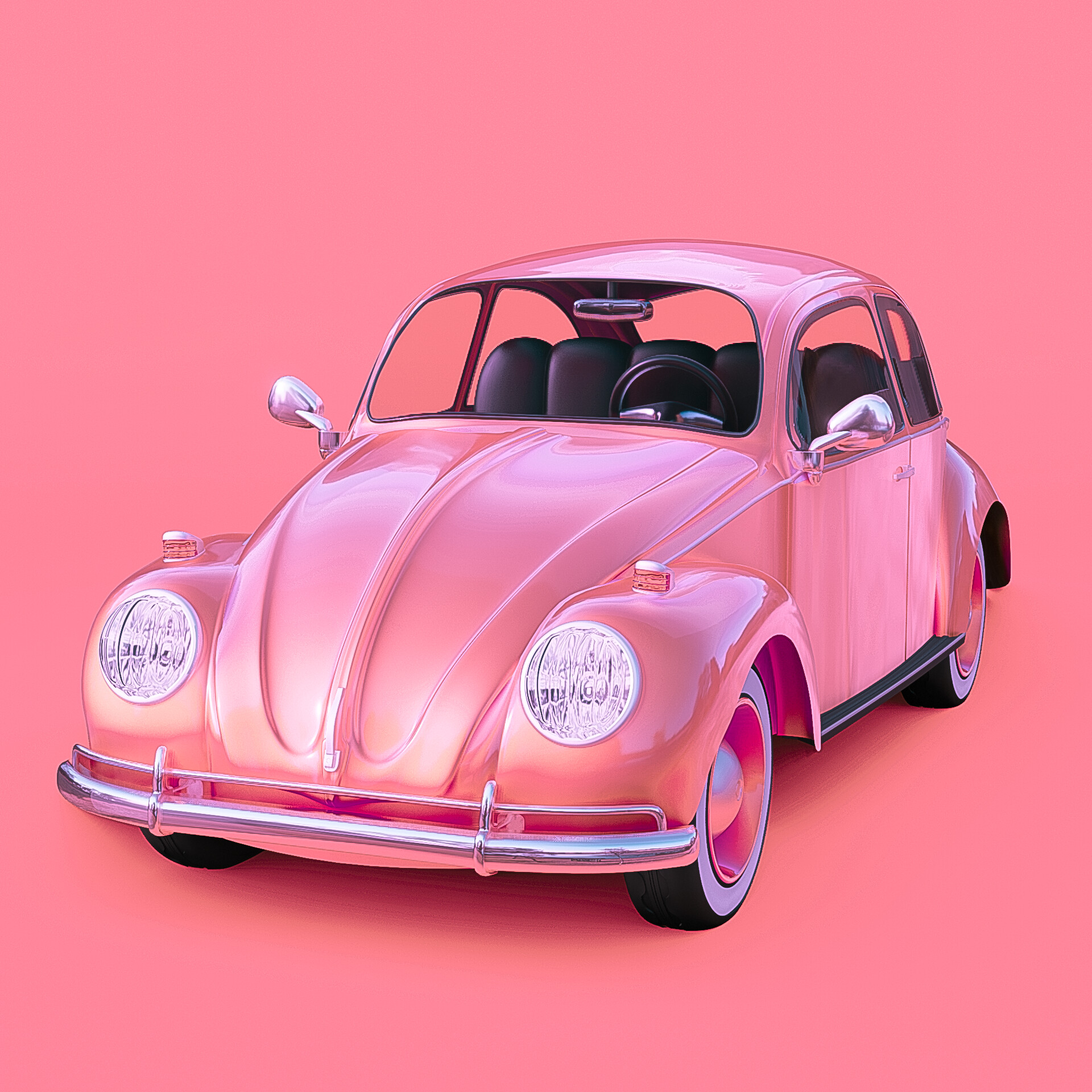 ArtStation - Pink Beetle