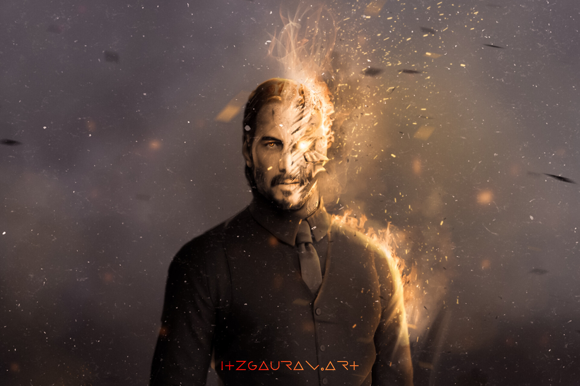 ArtStation - Keanu Reeves - Ghost Rider ArtStation - Keanu Reeves - Ghost Rider