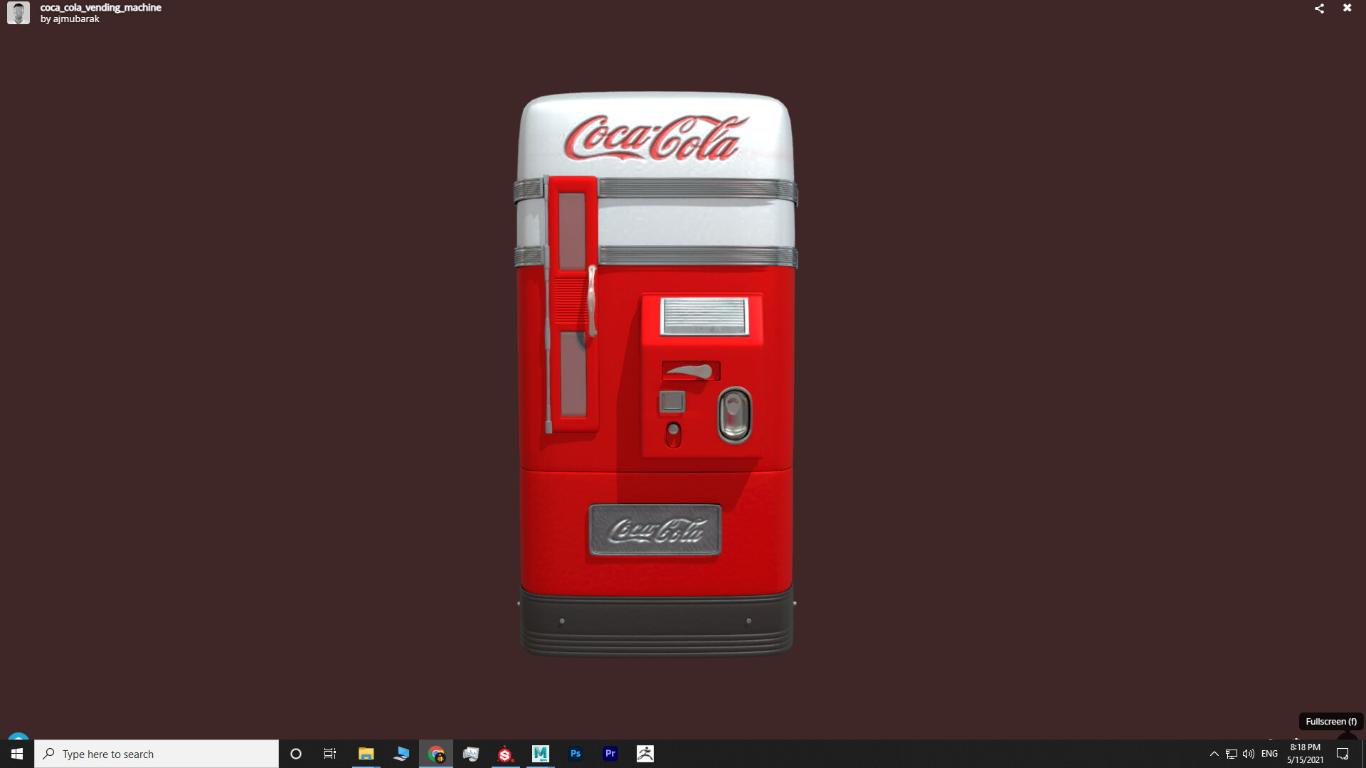 ArtStation - cocacola_vending_machine