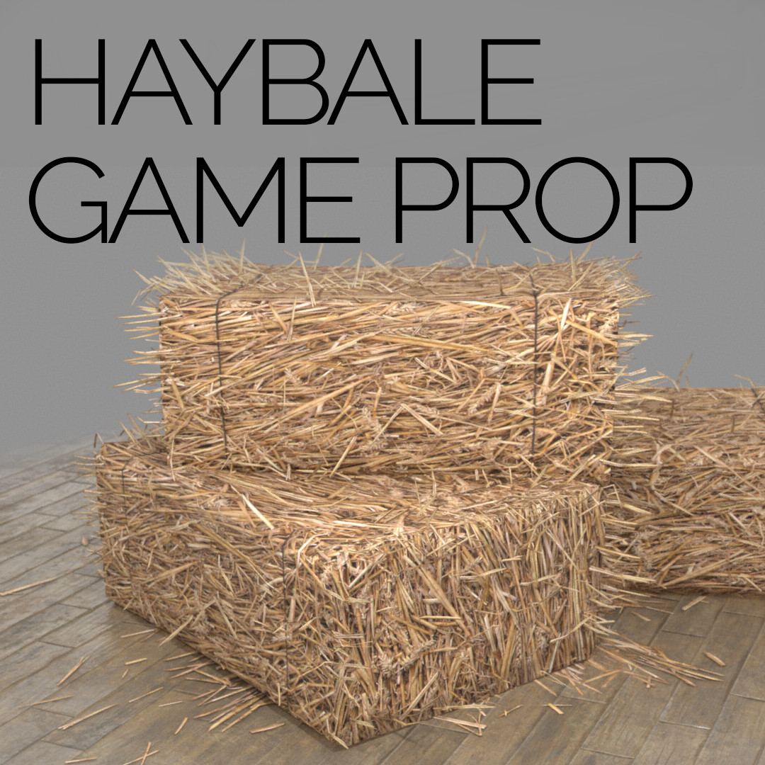 ArtStation - Hay Bale Prop