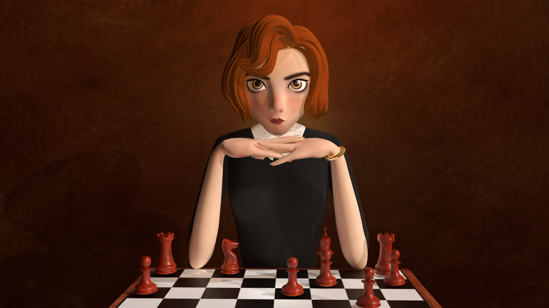 ArtStation - Queen's Gambit | Beth Harmon