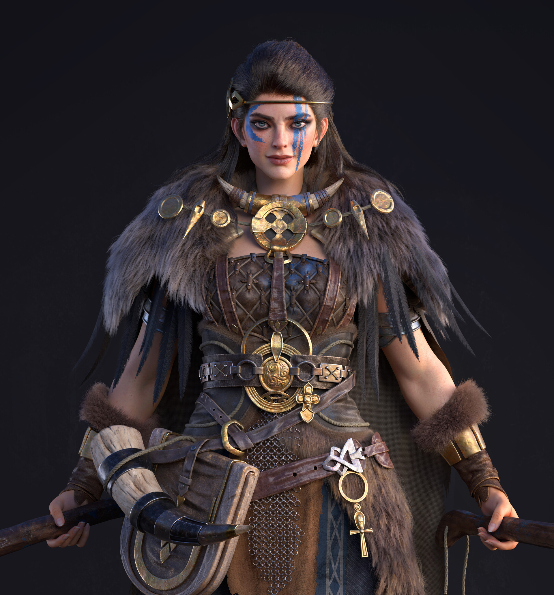 ArtStation - Viking girl 3D