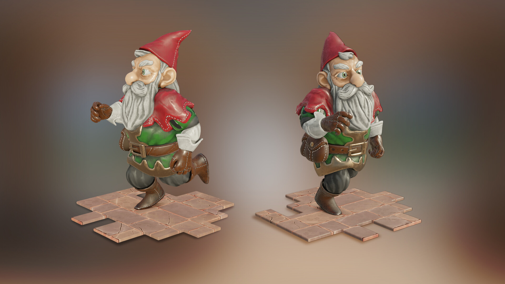 ArtStation - Gnome - Game Ready Character Models