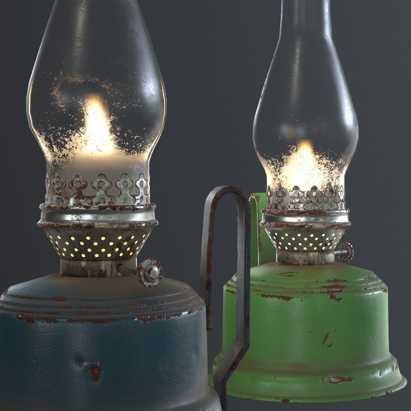 ArtStation Kerosene lamp of the USSR