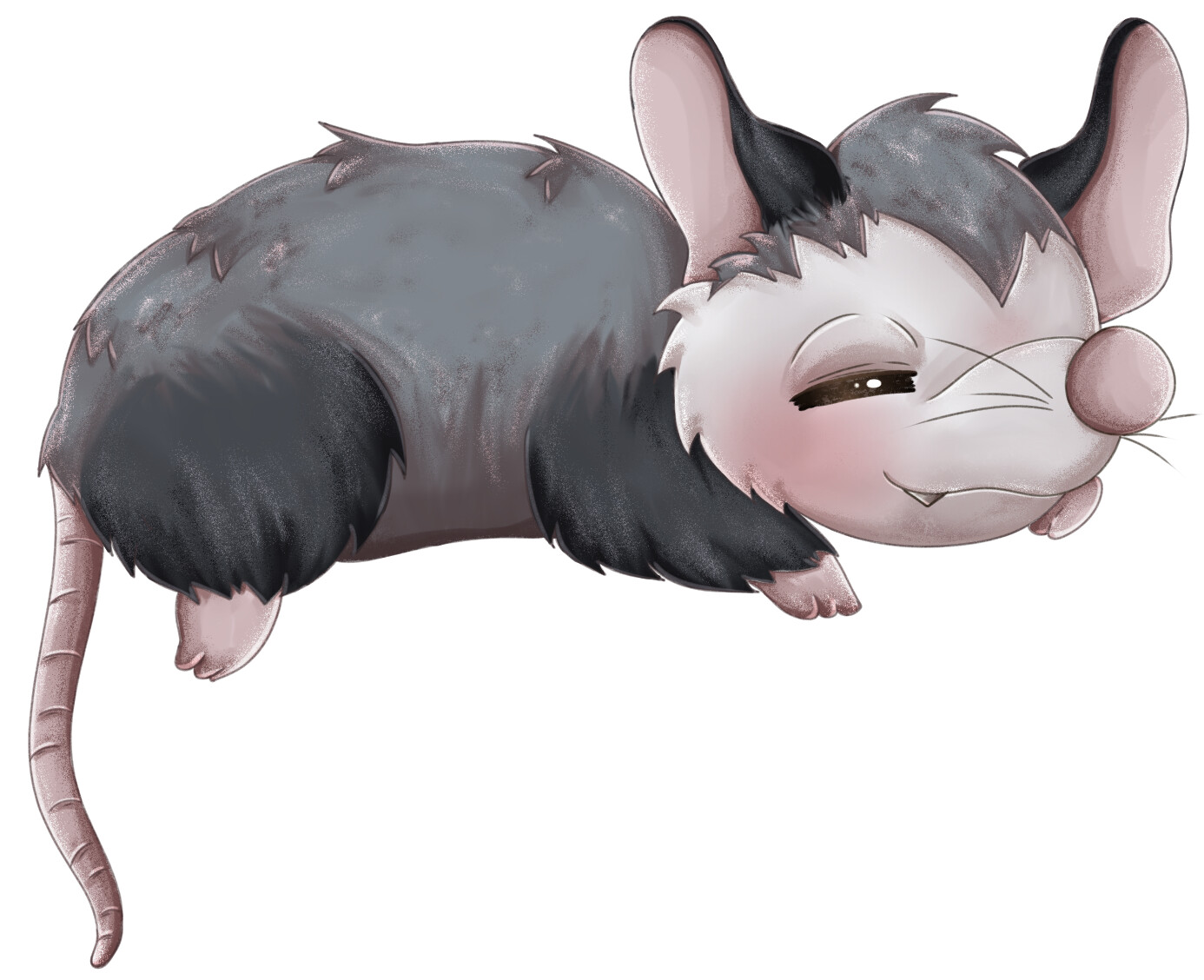 Opossum and Bat Hugging Sticker Anime Car Sticker for Possum - Etsy