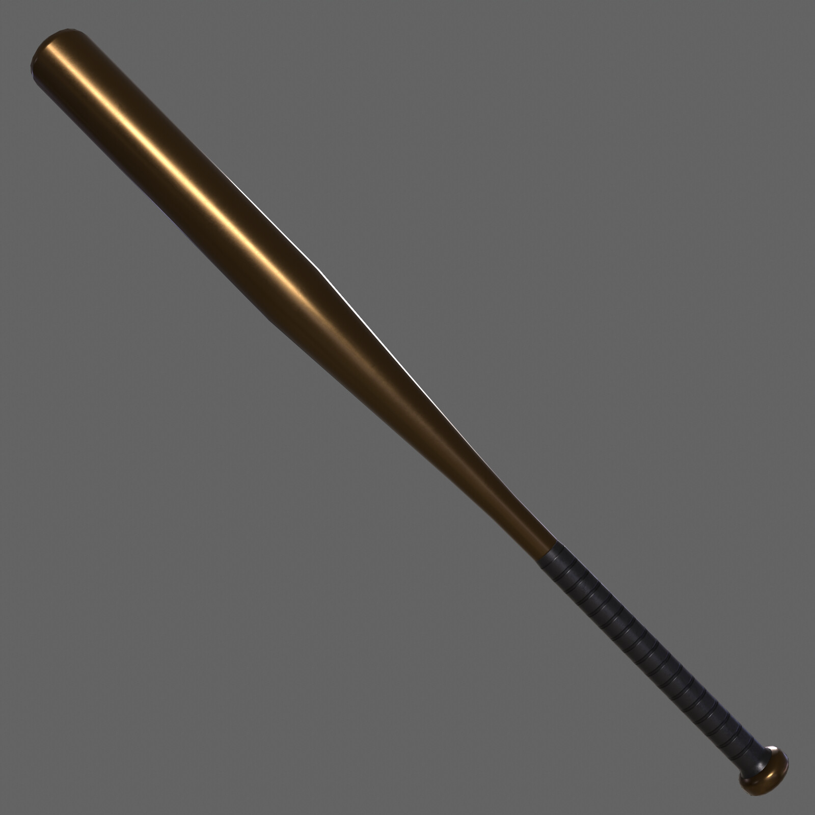 ArtStation - PBR Baseball Bat Brown