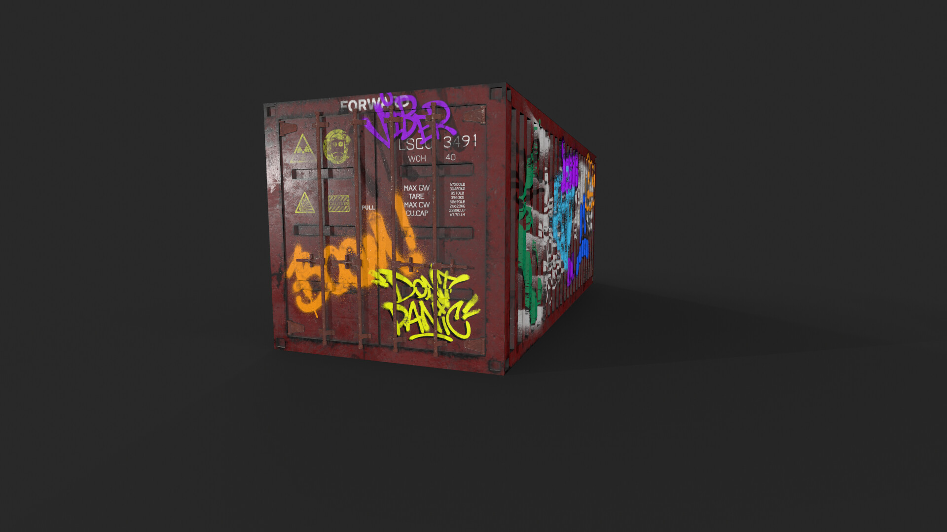 ArtStation Game Ready Shipping Container