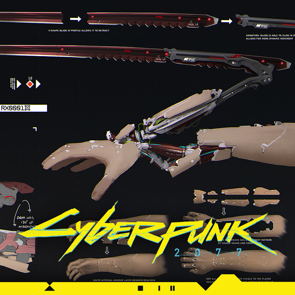 ArtStation Mantis Blade Cyberware