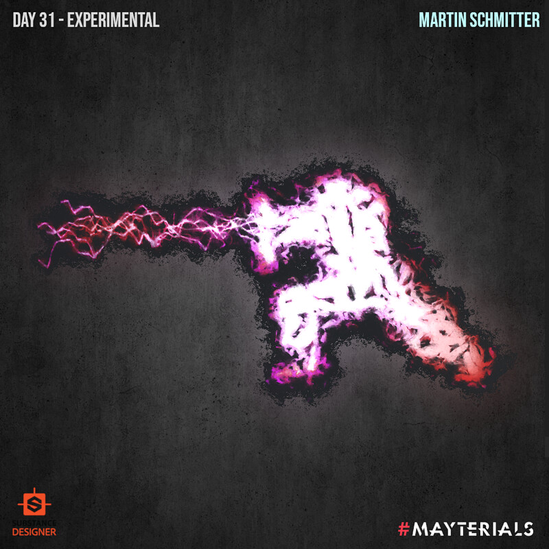 Mayterials 2021 - Day 31 Experimental (Stylized "Handpainted" Lightning Characters)
