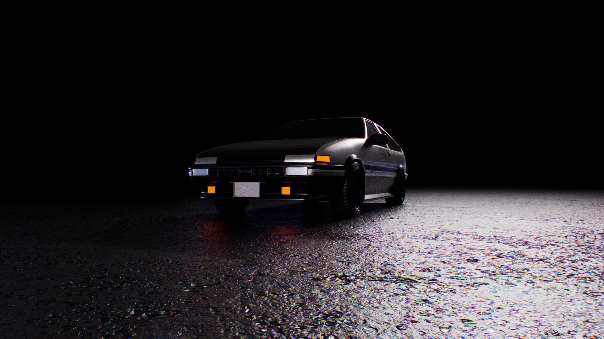 Artstation Toyota Ae86 Sprinter Trueno Amtech Edition